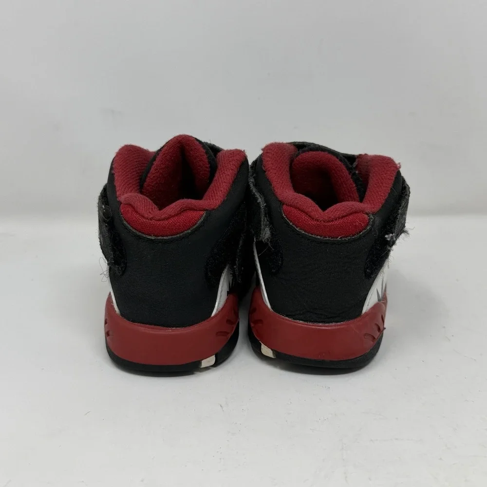 Nike Air Jordan 8 Retro DO8732-601 Toddler Size 7C Shoes 'Paprika' Black White
